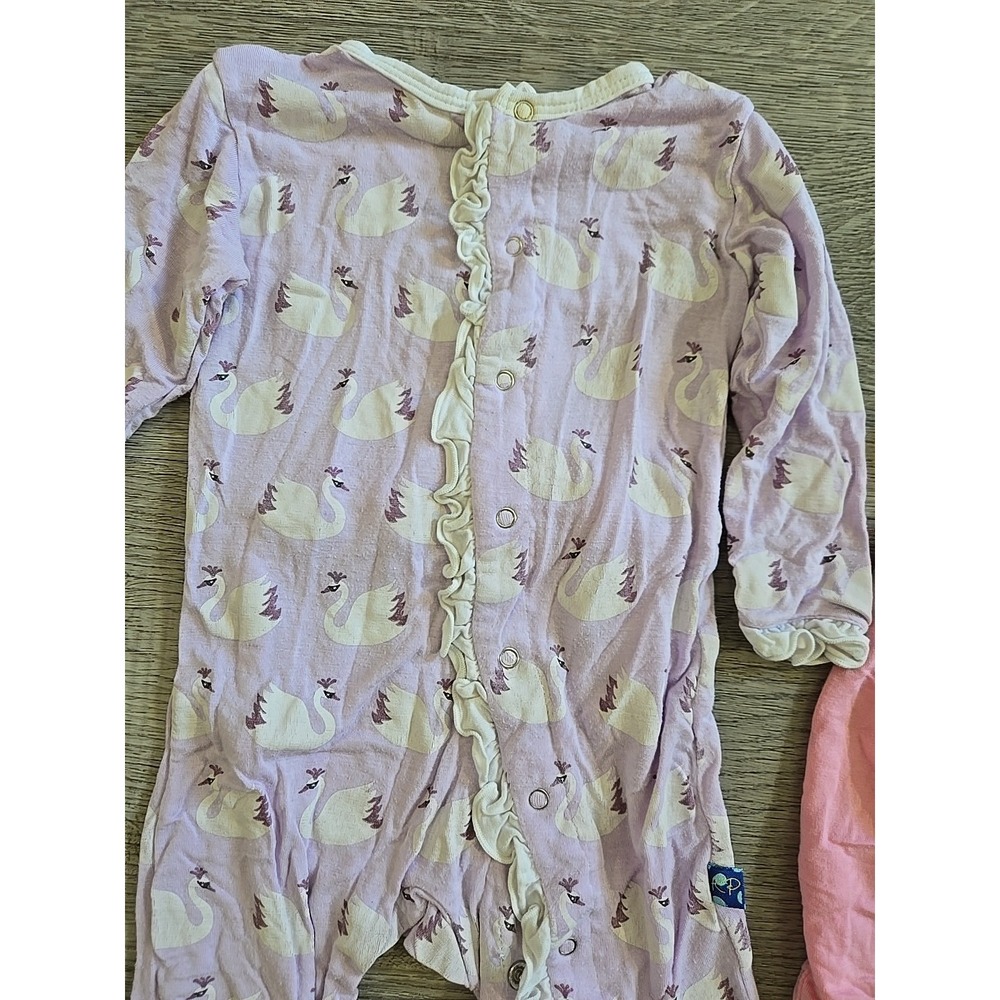 Kickee Pants Baby Girl Clothing Size 3-6 Months Mixed Lot Of 4 Pink Purple - Picture 2 of 4